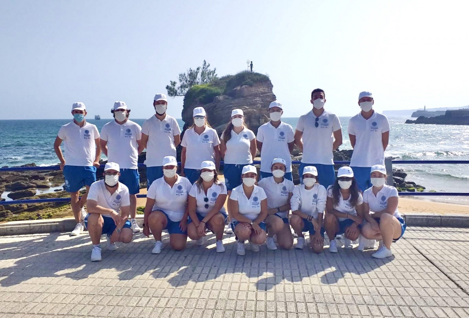 ASU participa en el dispositivo de playas de Santander con 16 auxiliares de seguridad