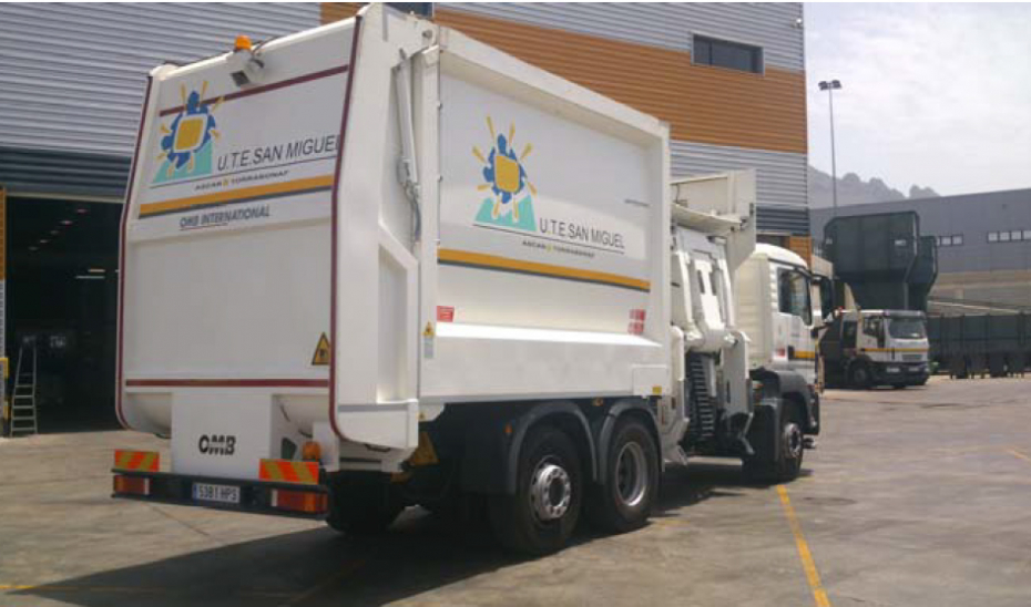 Recogida y transporte de residuos sólidos urbanos en San Miguel de Abona (Tenerife)