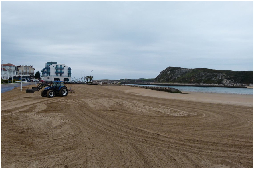 Limpieza de las playas del municipio de Suances