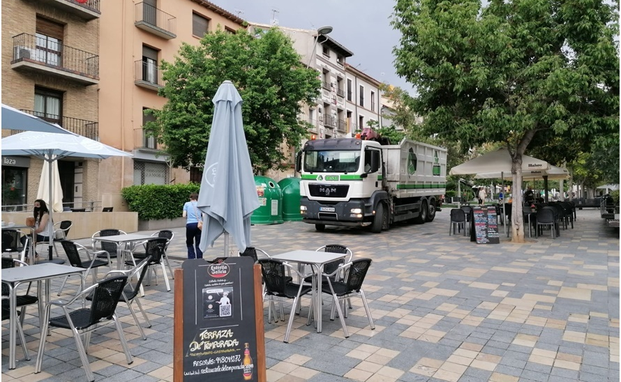 Servicio de recogida selectiva y almacenamiento temporal de los residuos de envases de vidrio en Guipúzcoa