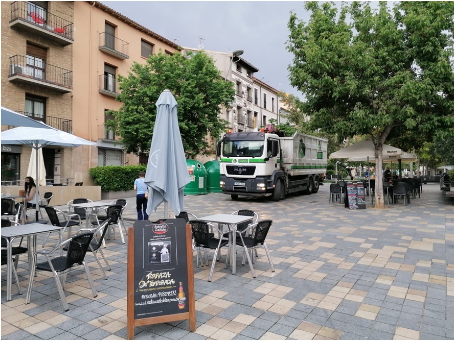 Servicio de recogida selectiva y almacenamiento temporal de los residuos de envases de vidrio en Guipúzcoa