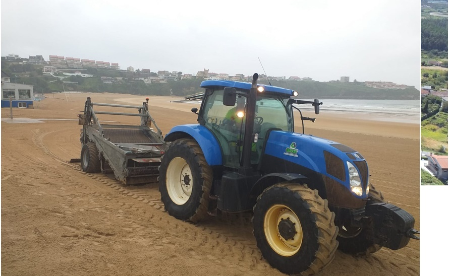 Servicio de limpieza de playas de Suances