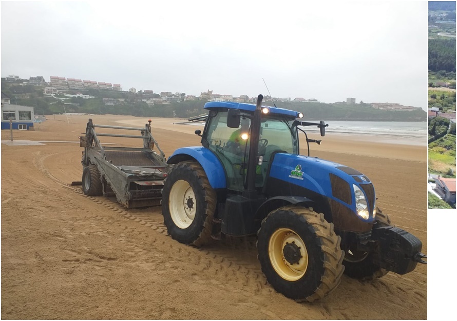 Servicio de limpieza de playas de Suances