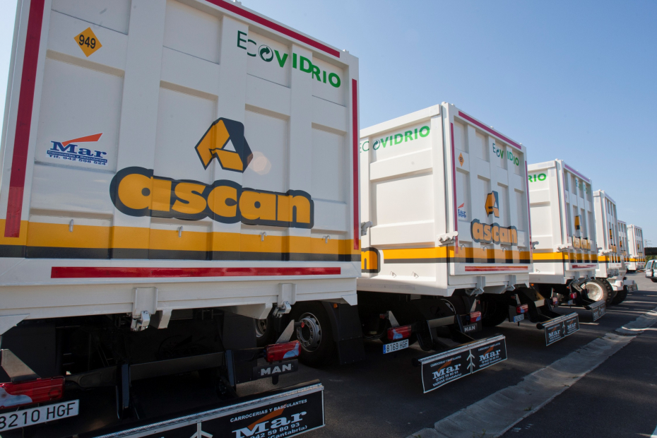 Servicio de recogida selectiva de envases de vidrio en el canal de Horeca en Mieres