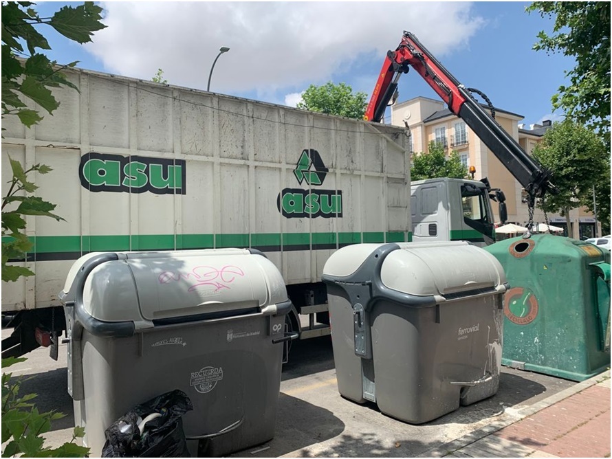 Servicio de recogida selectiva y almacenamiento temporal de los residuos de envases de vidrio en Vizcaya